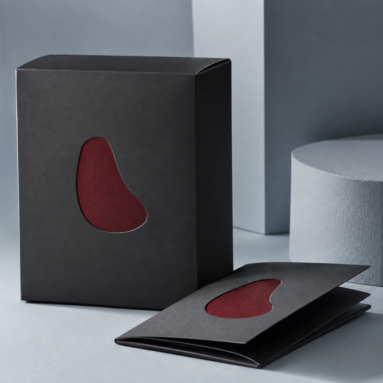 Plasticização matte soft touch em embalagem premium